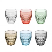 Set 6 Bicchieri Bassi Tiffany assortiti Set 6 Bicchieri Bassi Tiffany assortiti